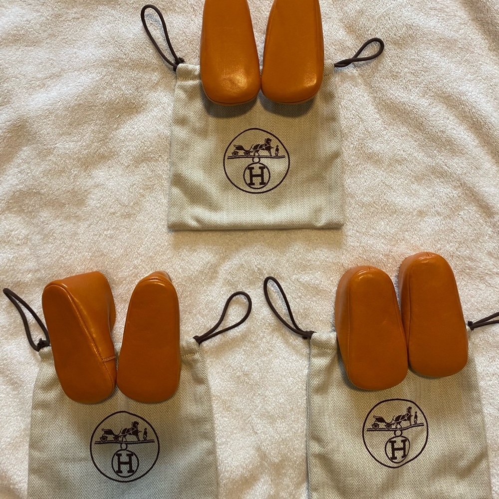 Authentic HERMÈS Baby First Shoes. - Picture 2 of 3